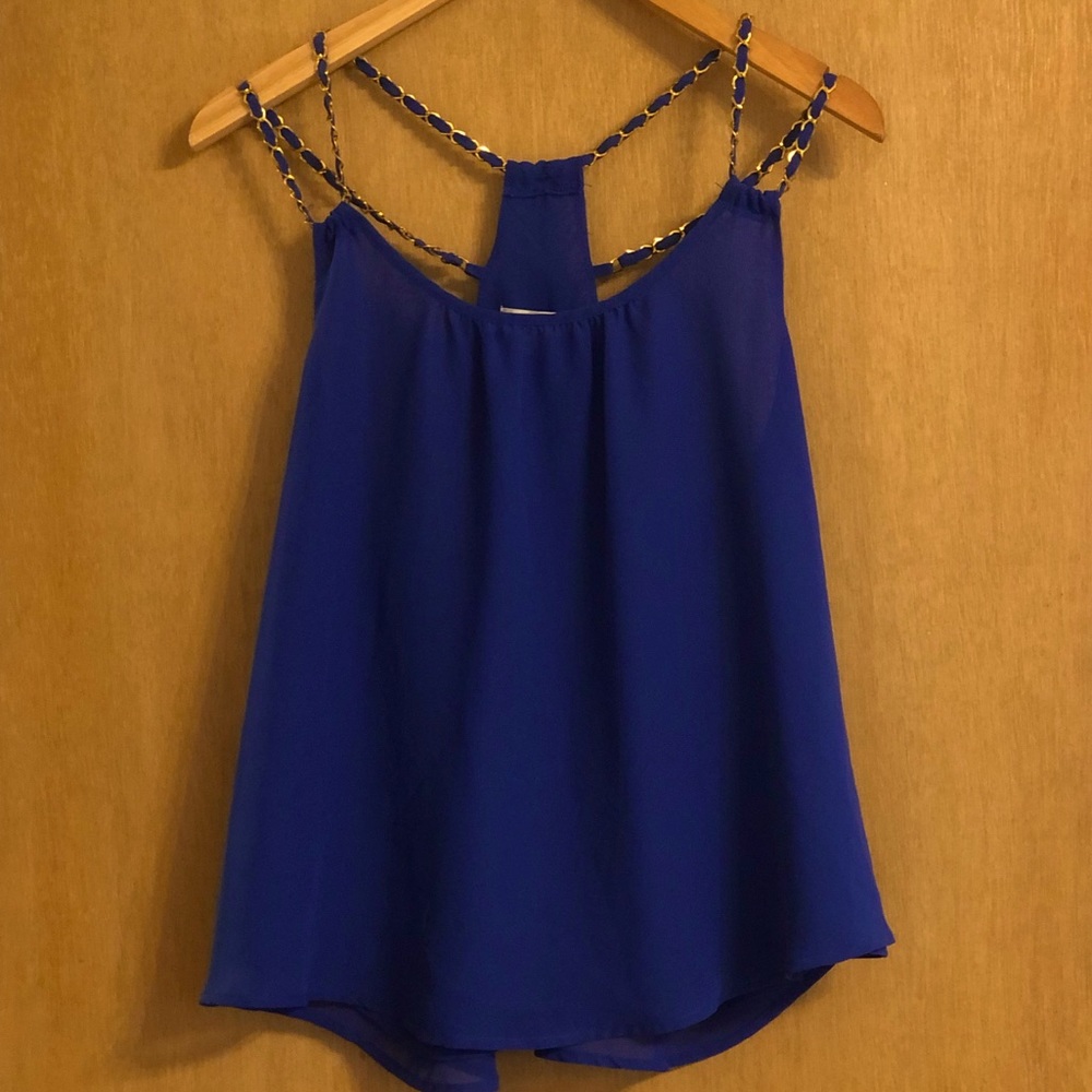 Royal Blue Tank- Size L